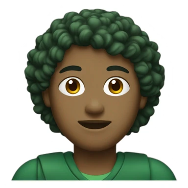 A rookie with forest-green clothes sticker