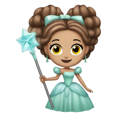 Ariana Grande as Glinda Wicked wand sticker