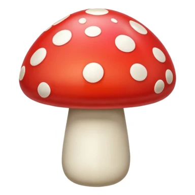 Candy that looks like mushroom sticker