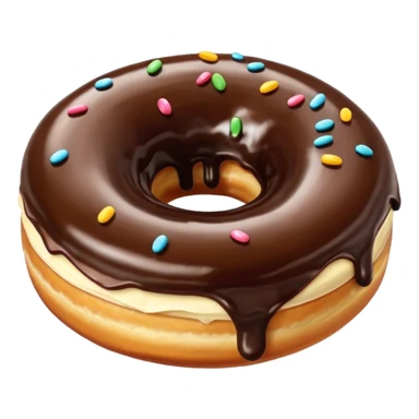 donuts chocolate topping sticker