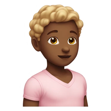 Light baby pink heart  sticker