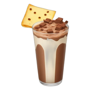 the chocolate milk and tortilla's chrisps combination sticker