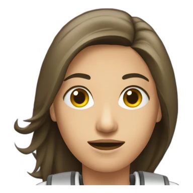 persona molesta con una computadora sticker