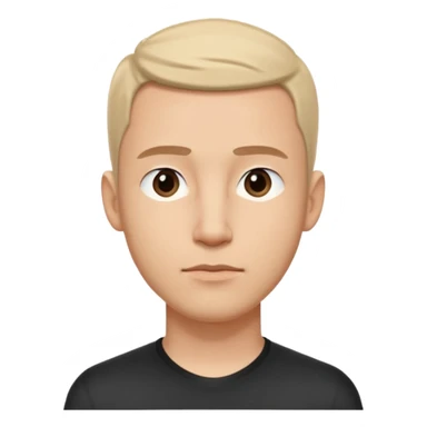 man wearing a black strap watch portrait, head and shoulders only, long face shape, sharp nose, calm expression, black strap watch on wrist, 3D cartoon, mobile game icon style, clean background, no text, no watermark
 sticker