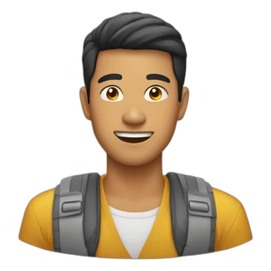 indonesian guy sticker