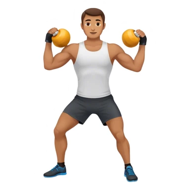 guy Kettlebell Exercises sticker