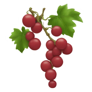 Vine red sticker