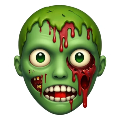 Oi eu quero um emoji de zumbi sticker