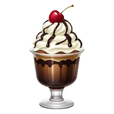 Ice cream sundae sticker