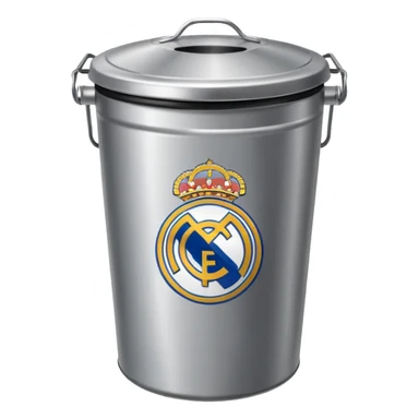 Real Madrid poubelle sticker