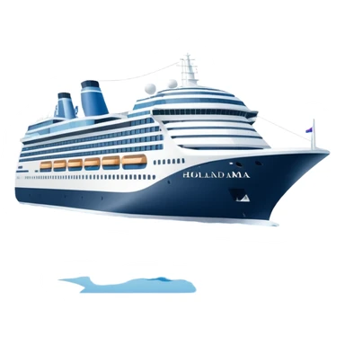 holland america cruise ship in rotterdam sticker