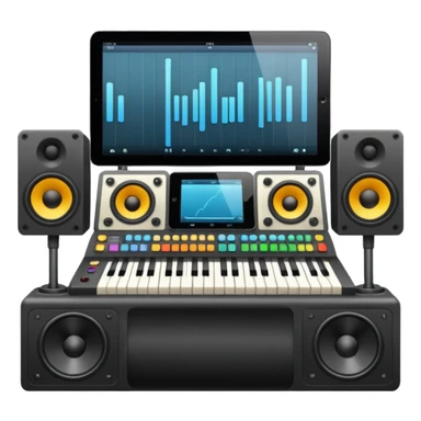 music studio sticker