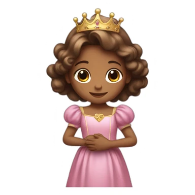 little princess holding the prince's hands  sticker