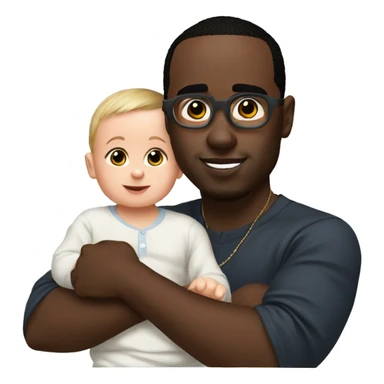 Diddy with baby oli sticker