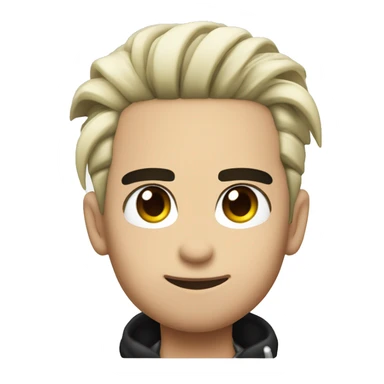 Bill kaulitz winking with peace sign  sticker