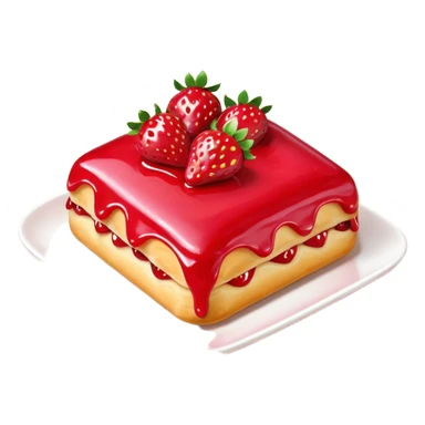 Strawberry Glaze Pastries
 sticker