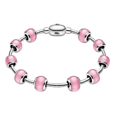 Pulsera pandora rosa sticker