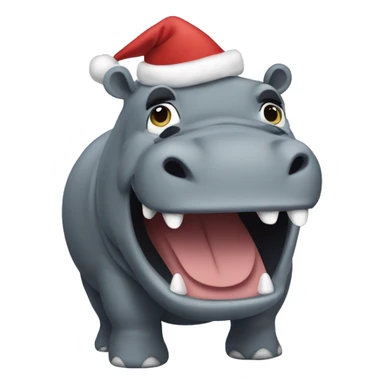 I want a hippopotamus for Christmas song sticker