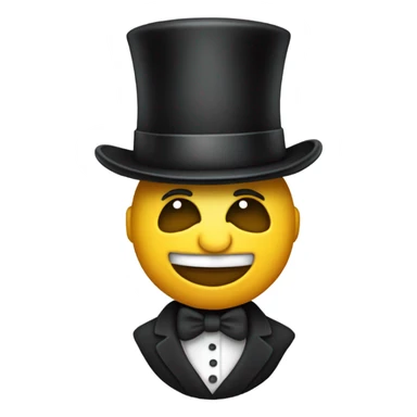 huggy wuggy with top hat sticker