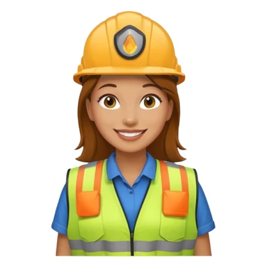 women, Waste Management, safety vest sticker