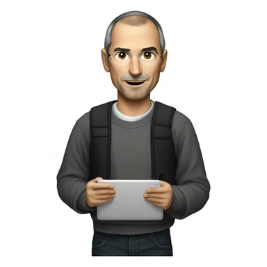 young Steve jobs sticker