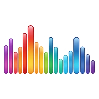 black audio spectrum sticker