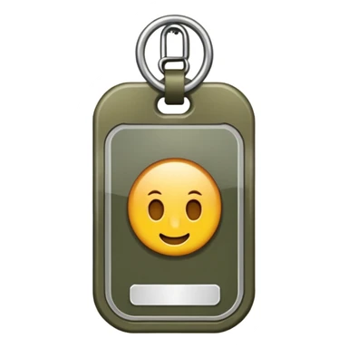 Military ID tags  sticker