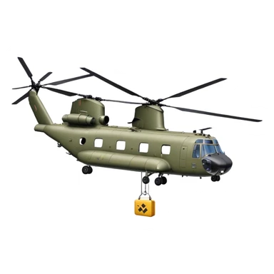 Chinook helicopter sticker
