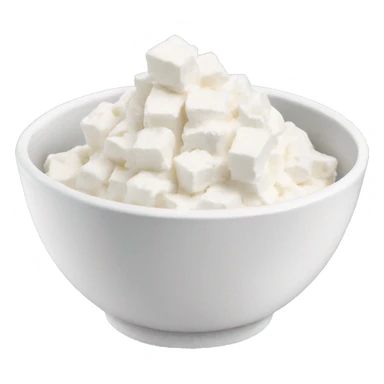 cottage cheese in a bowl sticker