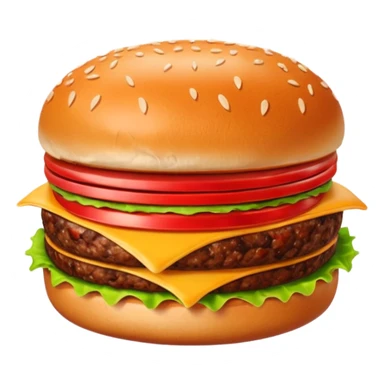 burger meat sticker