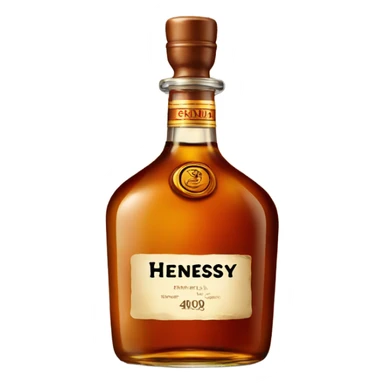 Hennessy bottle sticker