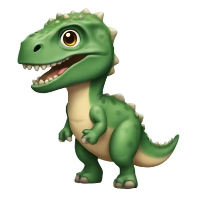 dinossauro numa prancha sticker