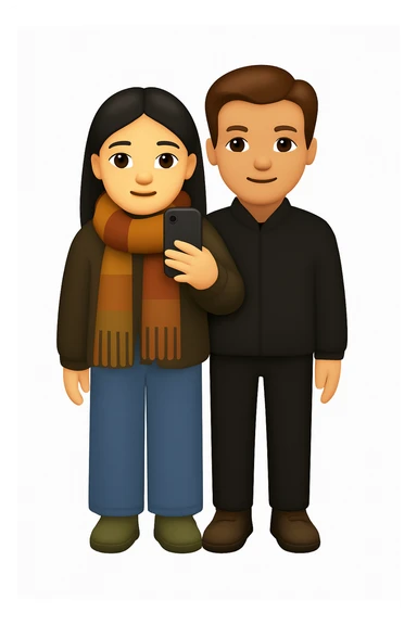 This is my boyfriend and I, make us into an emoji  sticker