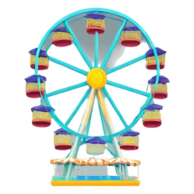 Ferris wheel sticker