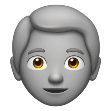 Men face without ear nose eye and mouth sticker