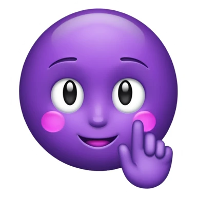 Poing violet  sticker