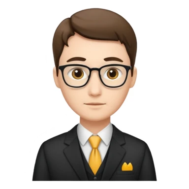 teacher in a formal attire sticker