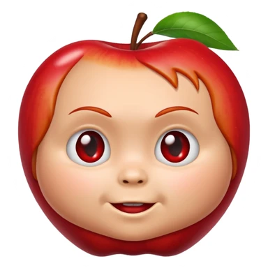 Apple Un emojin de chuky sticker