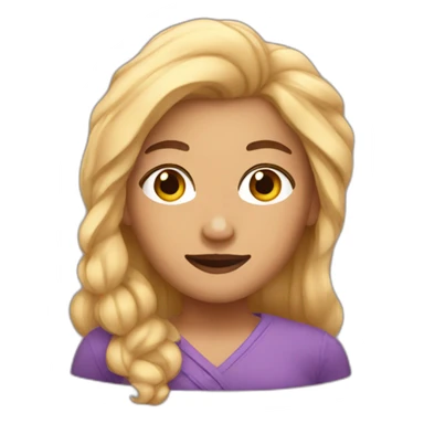 feminist with star in the hair sticker