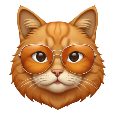 Cat wearing sunglasses e con il broncio sticker