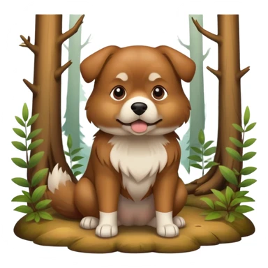 My dog took a dump in the woods sticker