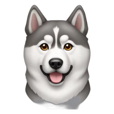 Akita inu grey sticker