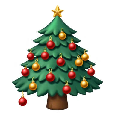 Sapin de Noël avec de la neige  sticker