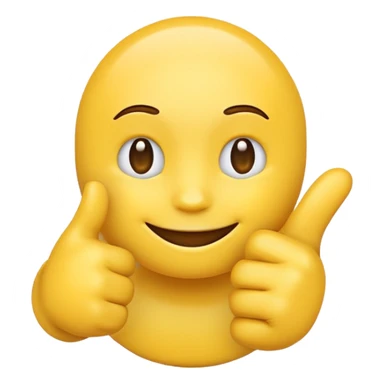 Yellow emoji smile with the finger touching the thumb  sticker