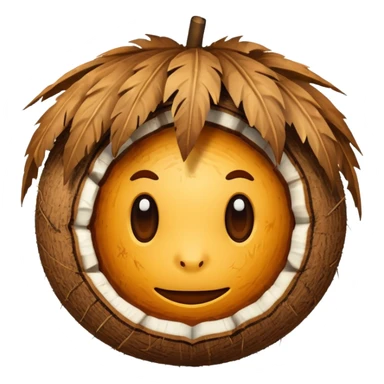 Coconut sticker