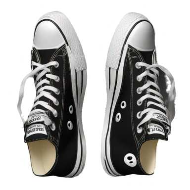 Black platform converse platform shoes hike  sticker