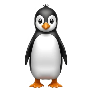 Penguin with a Real Madrid jersey on  sticker