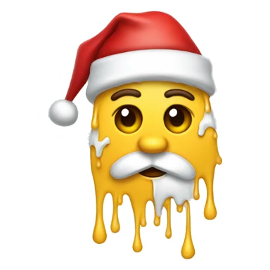 Drippy santa  sticker