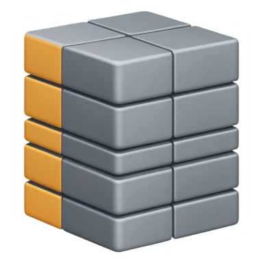 stack of squares (4) going away from the camera sticker