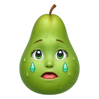 Birne die weint sticker